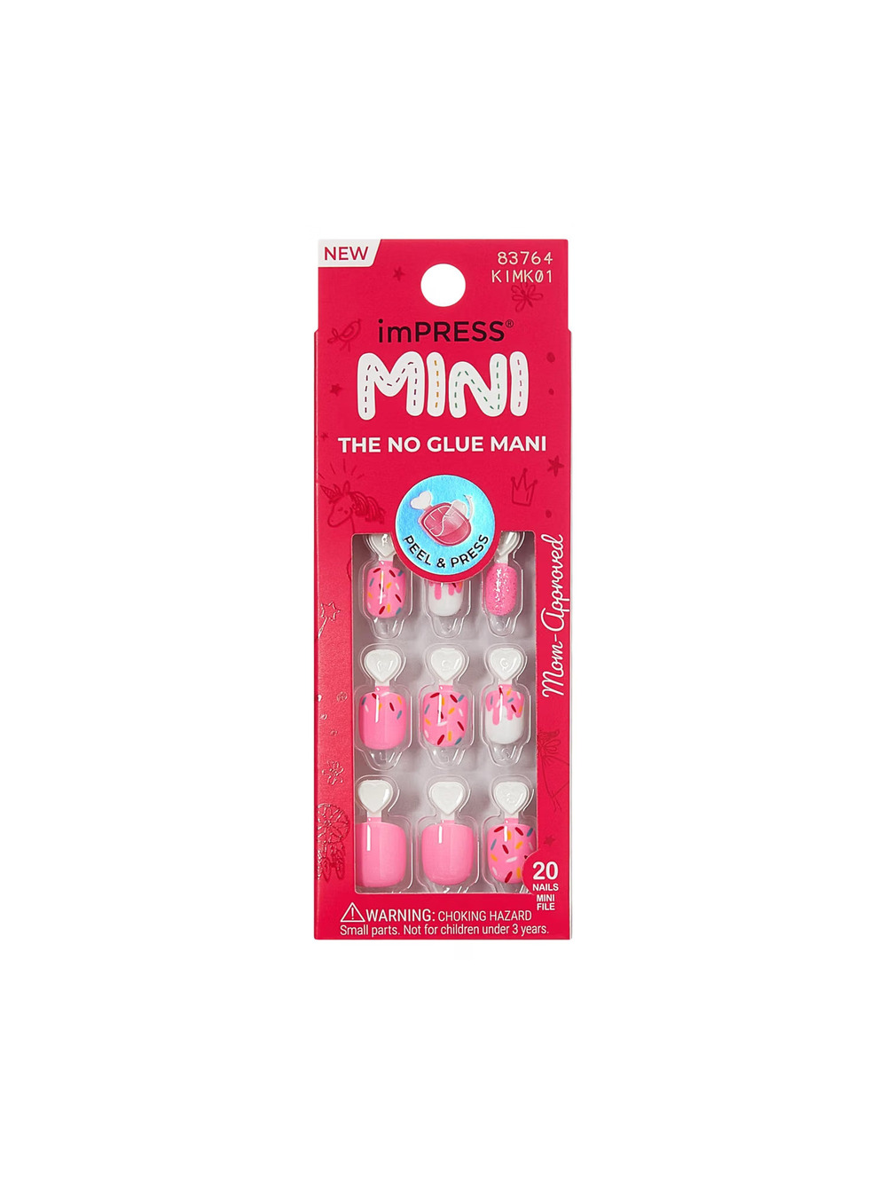 Kiss Impress Mini Press On Nails For Girls Super Duper